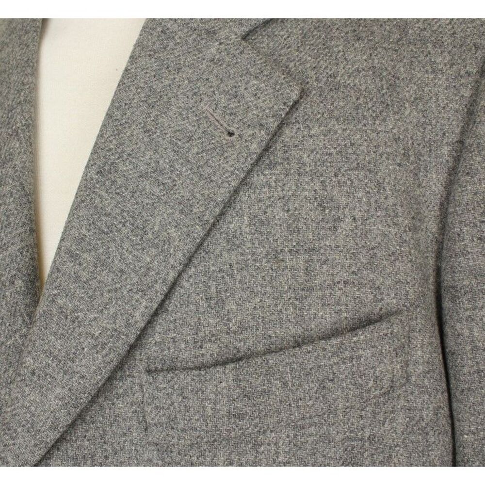 Gray Wool Men's Jacket - image 5